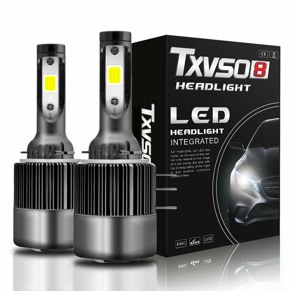LED H15 6000K White 55W 5500LM Car LED Bulbs Headlights Set Kit