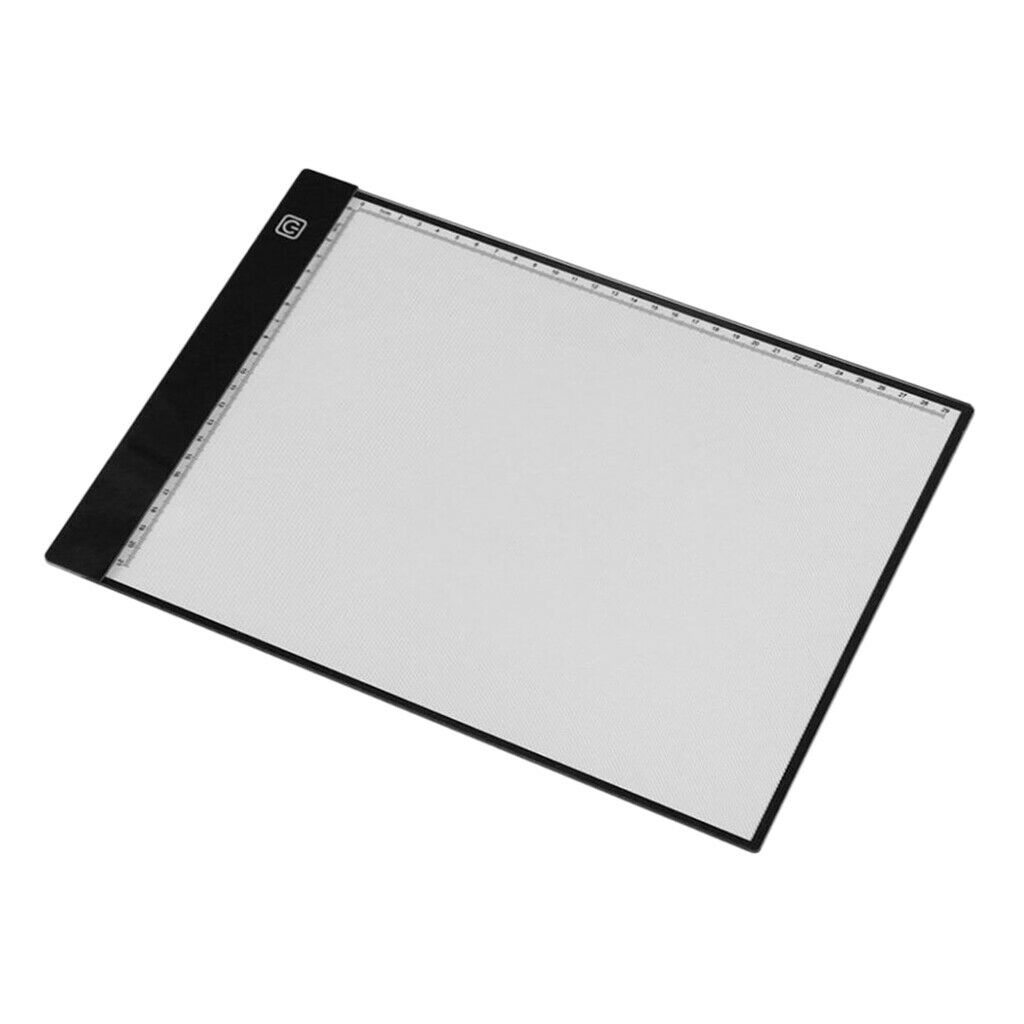LED light bar Art Tattoo A4 drawing pad table template with scale
