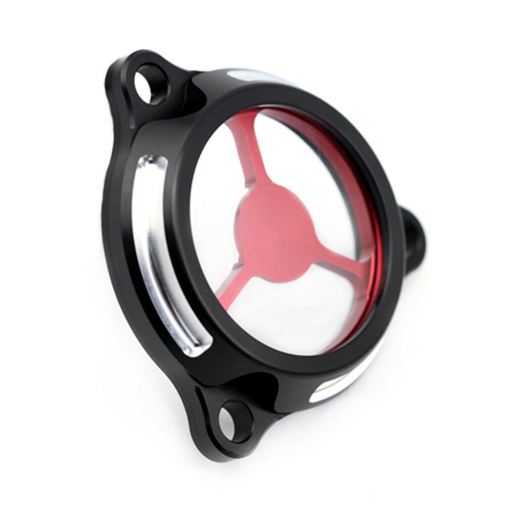 Red CNC Engine Oil Filter Cover Cap For SUZUKI DRZ400S/SM 2000-2021 Dirt Bike
