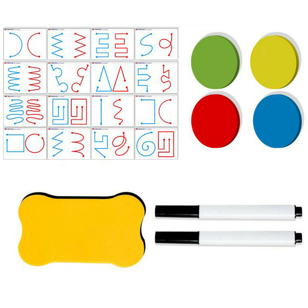 Left Right Brain Training Kit  Training Drawing Cards for Prescool Kids