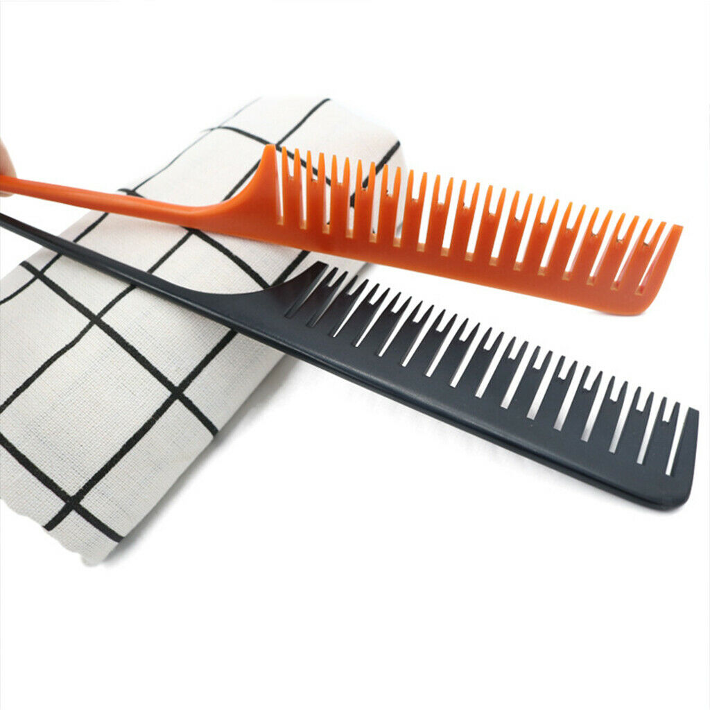 Highlight comb, professional, 25.5cm Sectioning Weave Foiling Comb Brown