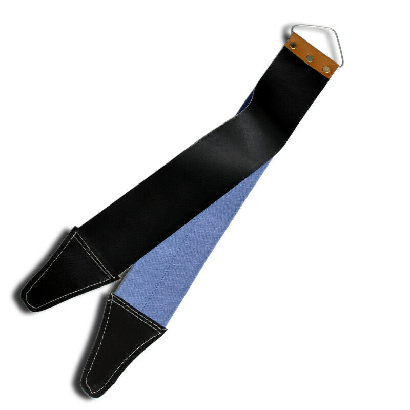 1Pc Canvas PU Leather Sharpening Strop Shaving Razor Accessory Barber Strap Tool