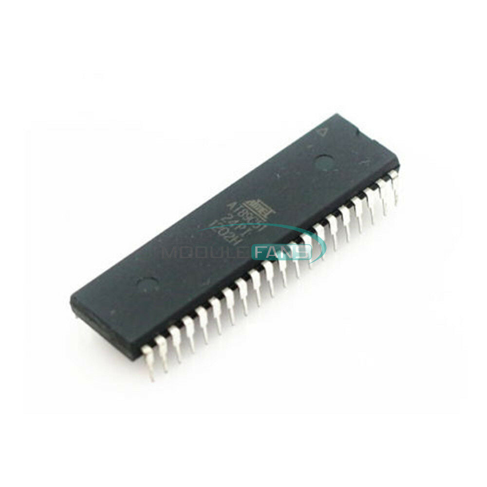 2PCS IC DIP-40 ATMEL AT89C51-24PI AT89C51