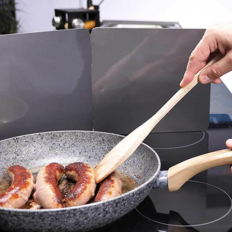 Shop-Story - Anti-splatter Panel: Plate for Cooking Splash Proof