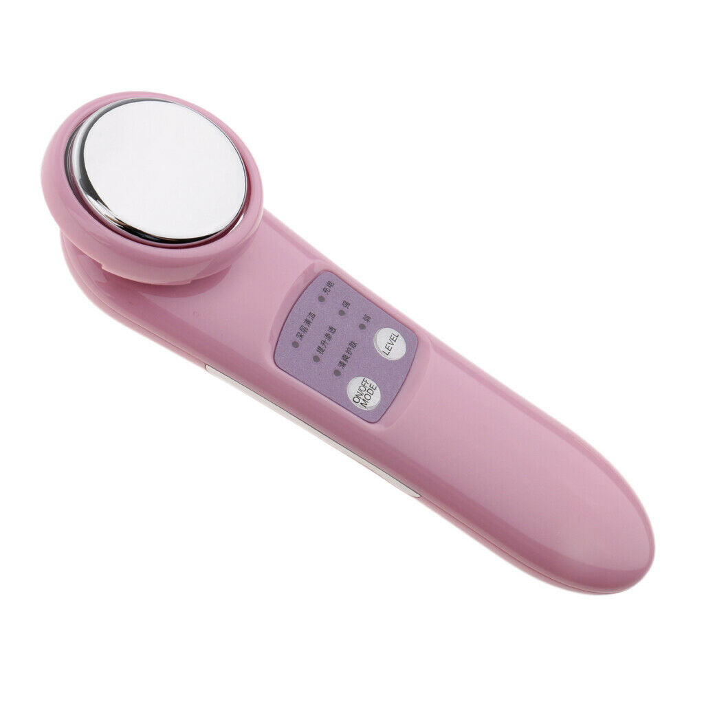 Electric Facial Cleaner Massager Heat Treatment Skin Tight Beauty Instrument