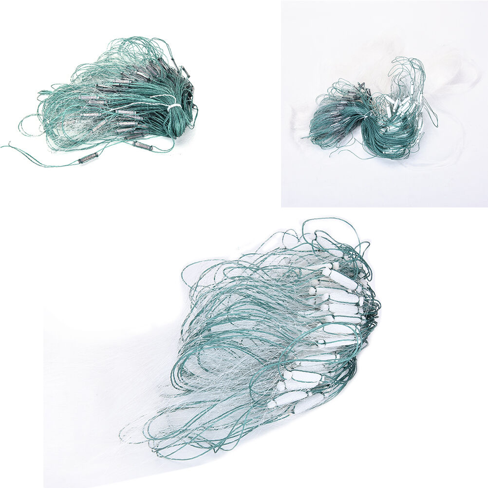 20m 3 Layers Monofilament Gill Fishing Net with Float Fish Trap Rede De Pesca Fx