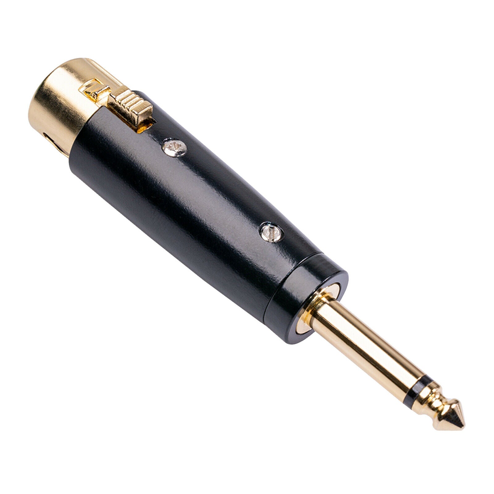 to 1/4 6.35mm Male Plug Mono Mic Connector Gender Changer Connector