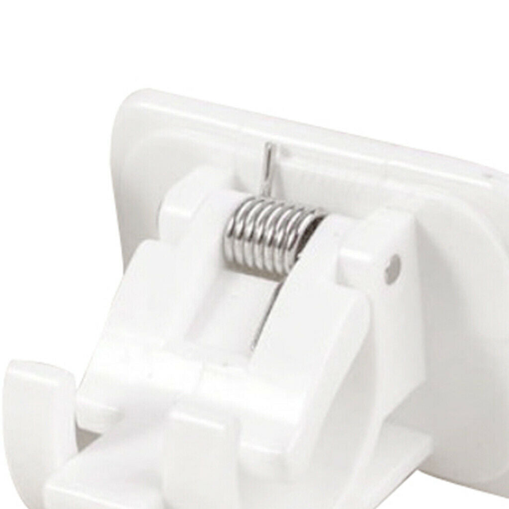 16Pack Curtain Rod Bracket Pole Wall Bracket Adhesive Hooks Bathroom Bedroom