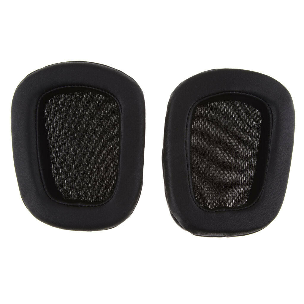 Replacement Ear Pads Cushions for Logitech G633 G933 Headphone Black