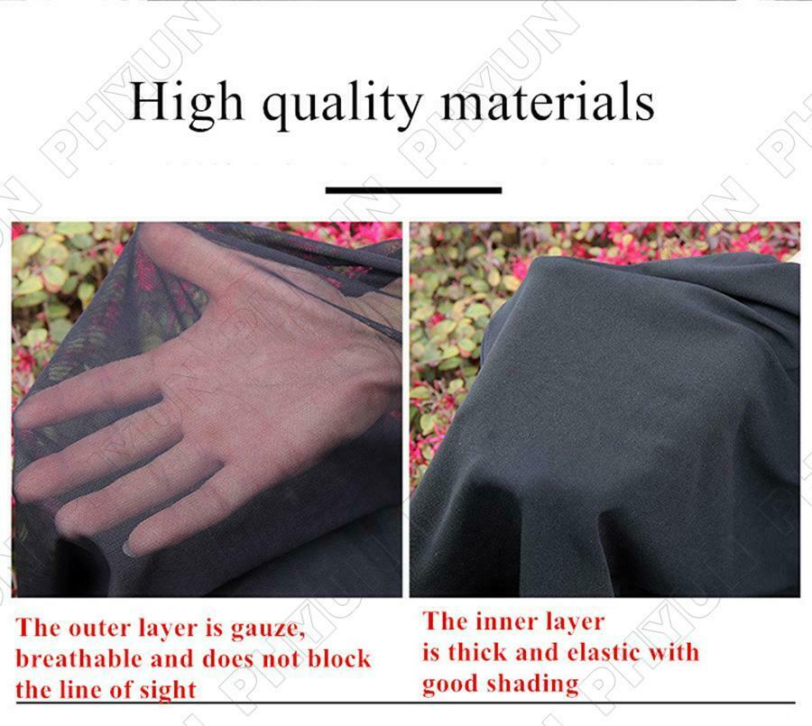 Double Layer w/ Zipper Car Front Side Window Sunshade Sun Shade Cover UV Protect