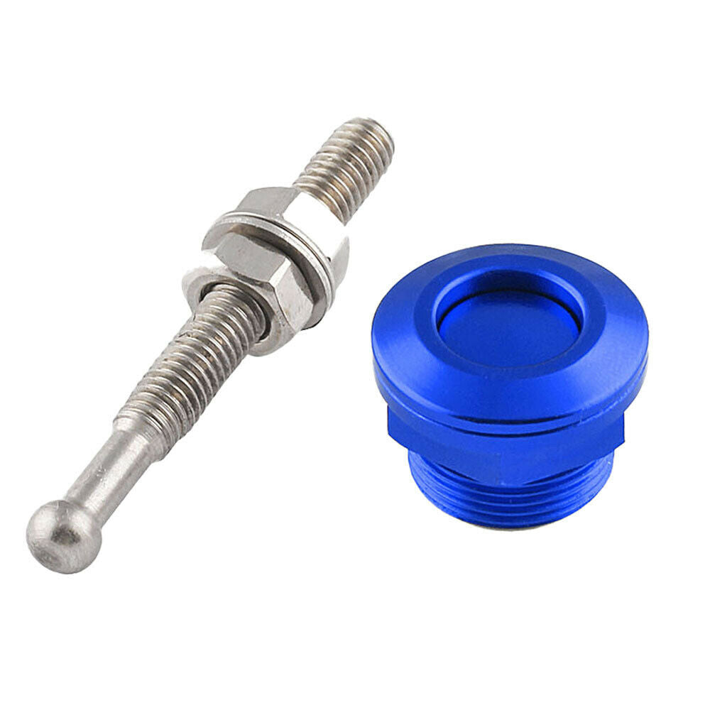 4-Pack 22mm Push Button Quick Release Bonnet Hood Pins Lock Latch Universal