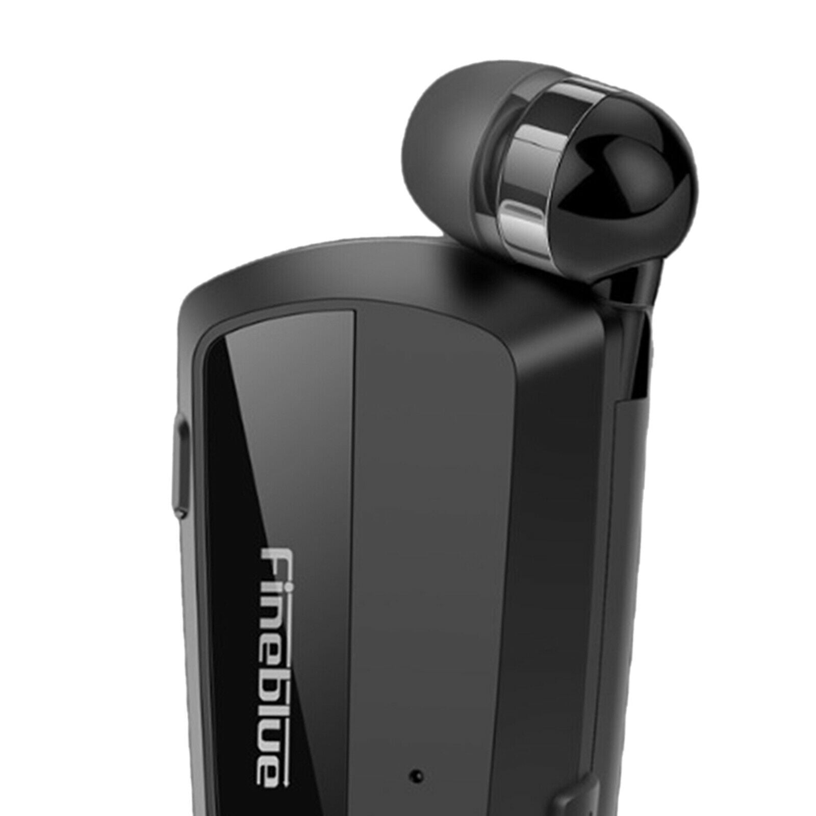 Mini Bluetooth Headset Clip-on Business Earphone Handsfree Black With Box