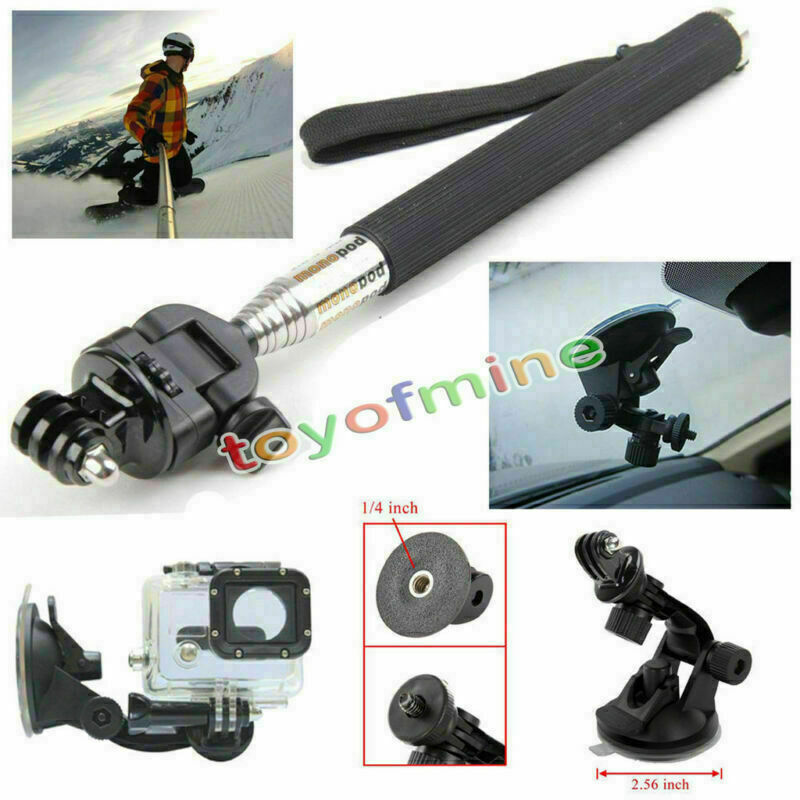 12 in 1 Professional Kit Accessories Bundle for Gopro HD Hero 4 3+ 3 2 1 SjCAM