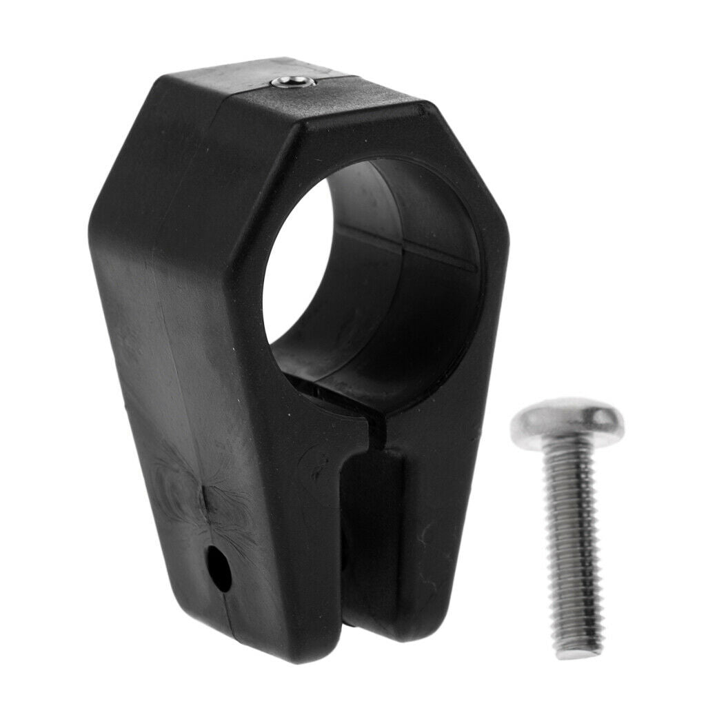Marine Jaw Slide Bimini Canvas Black Nylon Top Fitting Hardware for 1" Tubes