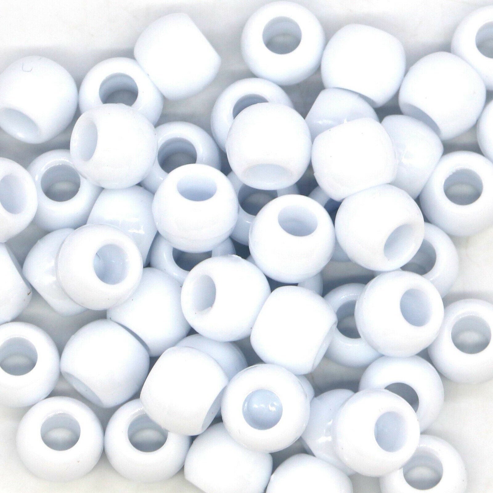 240Pcs Pony Braid Hair Beads with Box for DIY Jewelry Del