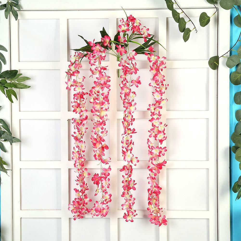 Artificial Flowers Rattan Cane Garland Valentine Wedding Home Decor (B)  @