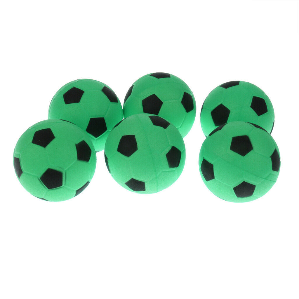 12pcs/pack 6.3cm EVA Foam Sponge Bouncing Football Balls Kids Party Favors