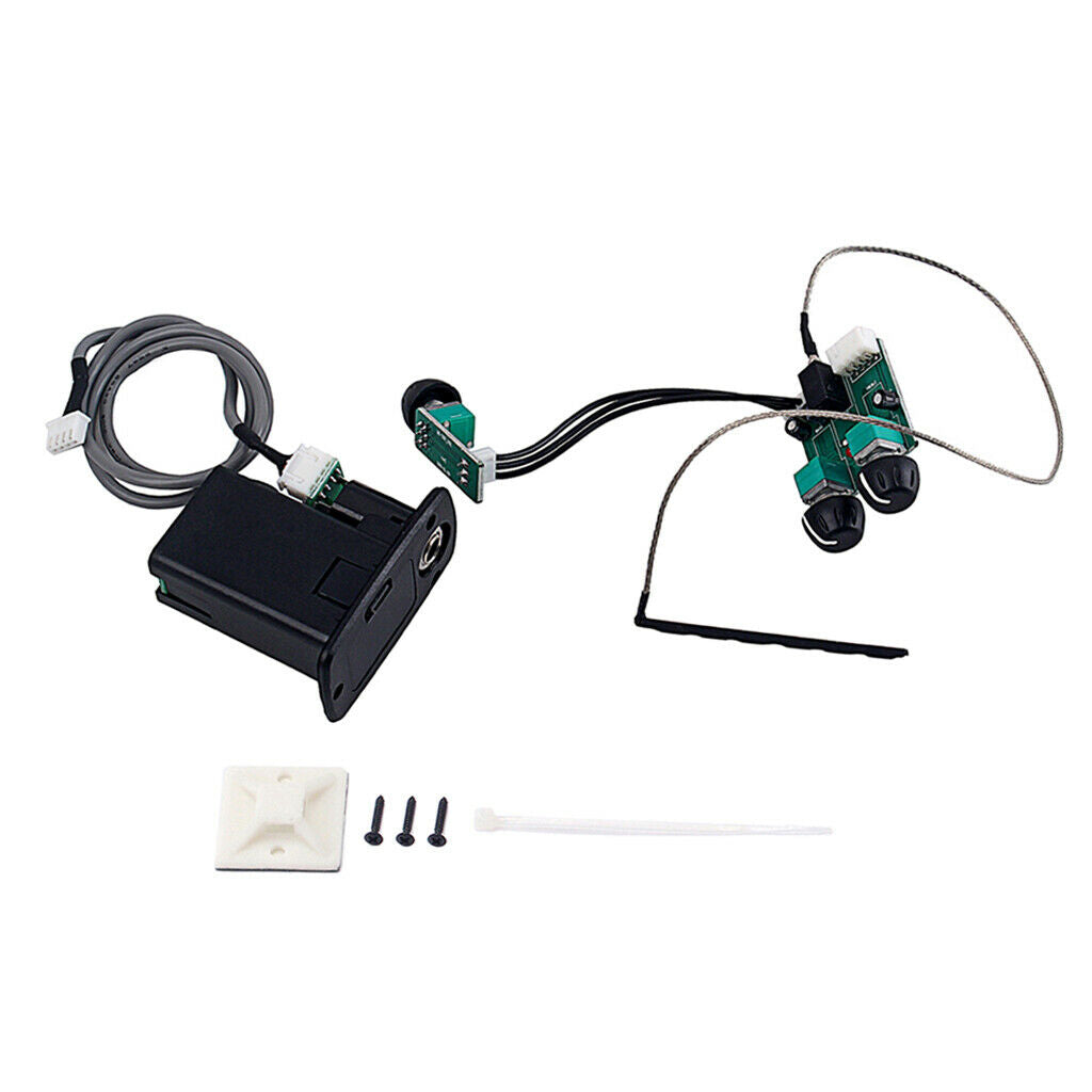 3-Band Equalizer Guitar Universal Piezo Pickup Preamp DIY String Instruments