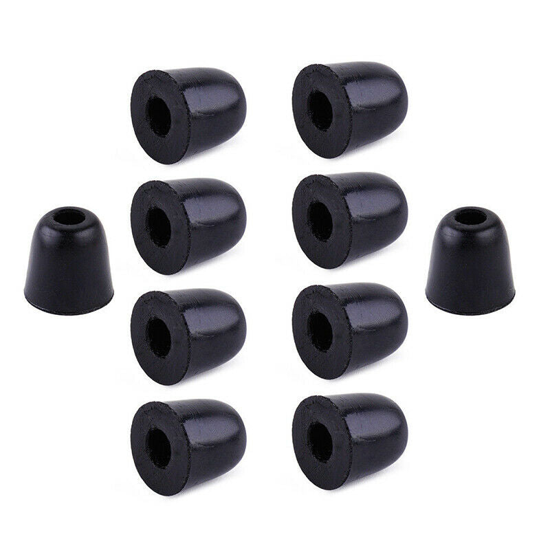 5 Pairs Noise Memory Foam In-ear Earphones Earbuds Tips Eartips Earplug Black
