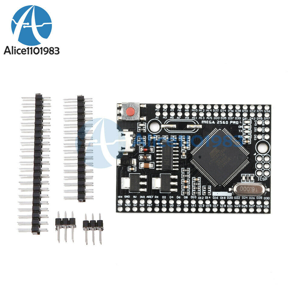 Mini MEGA 2560 Pro Micro USB CH340G ATMEGA2560-16AU For Arduino Mega 2560 R3