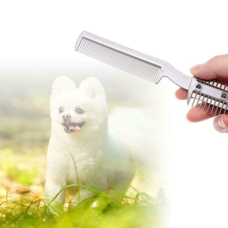 Pet Trimmer Comb Dogs Hair Removal Brush Cleaning Beauty Combs Cat Dog Grooming