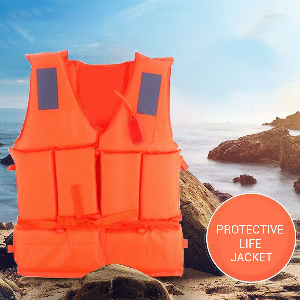 Professional Life Jacket Vest Safety Jackets With Whistle For Drifting Surfing