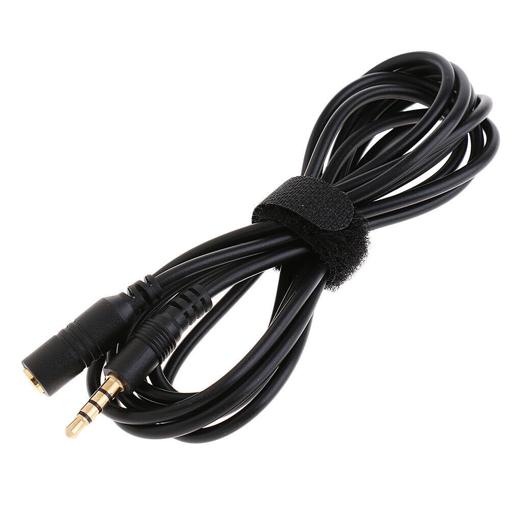 2X 2m Extension Cable for Smartphone Mic Microphone Female to Male