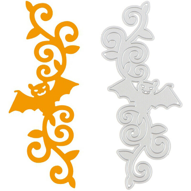 Halloween Bat Border Metal Cutting Dies Embossing Scrapbook DIY Album Ste.l8