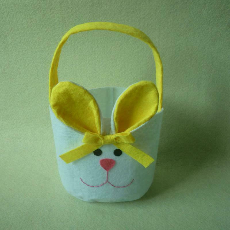 3pcs Easter Bunny Ear Bags Non-woven Fabric Rabbit Shopping Candy Bags Tote