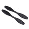 2x Propeller Rotor Plastic Black 4.21" for WLtoys F949 RC Airplane Accessory