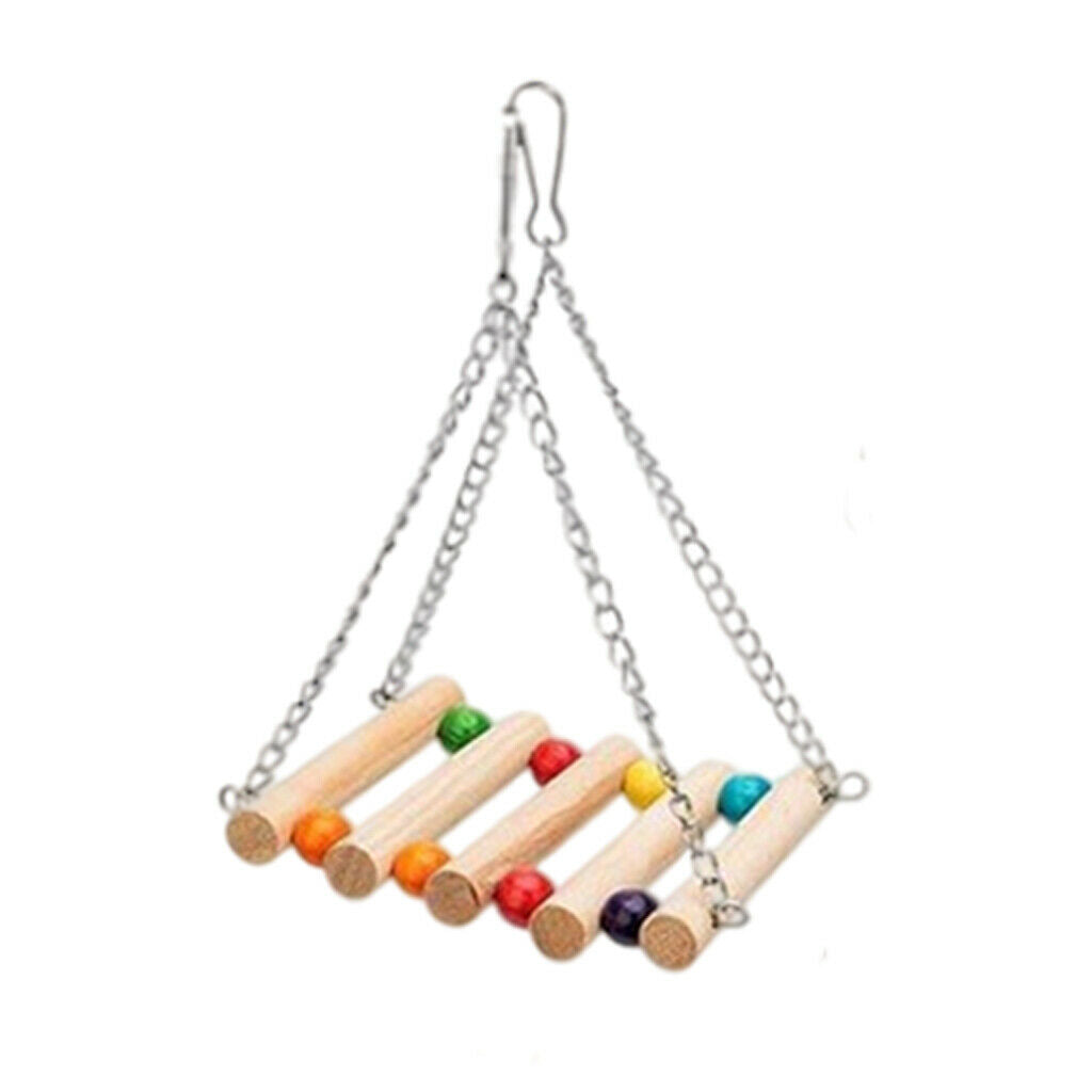 Set of 8 Bird Swing Toys Climb Toys Play Intelligence Training for Parrot