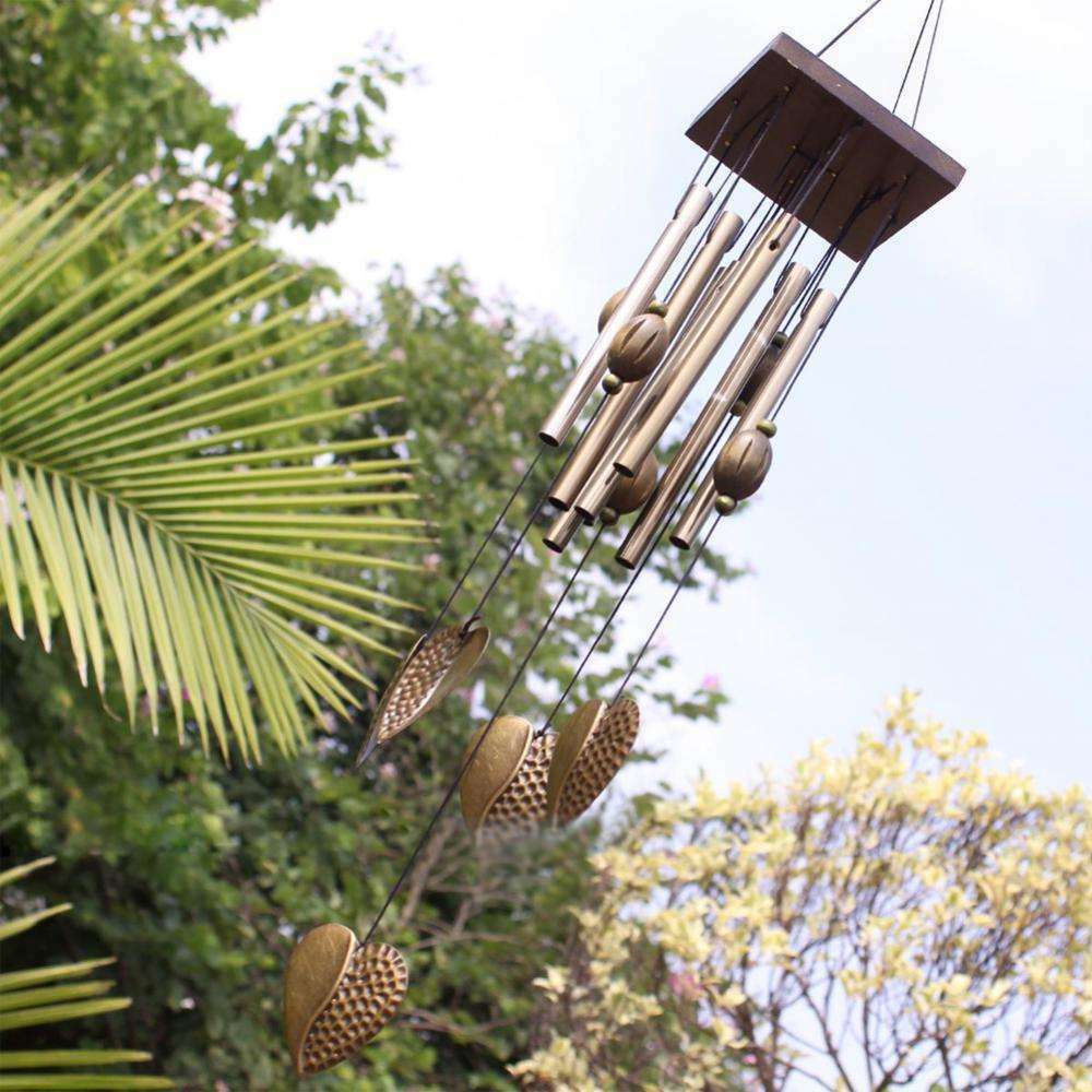 Wind Chime Wind Chime Tubes Metal Heart Decoration For Home Garden