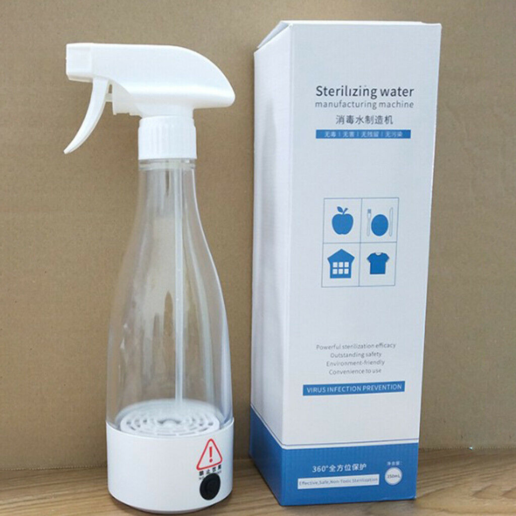 350ml DIY Portable Rechargeable USB Detergent Generator Maker White