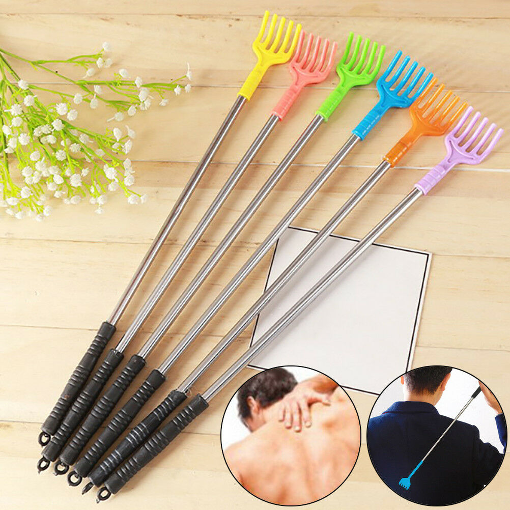 Stainless steel back scratcher massage portable pocket itching claw .l8
