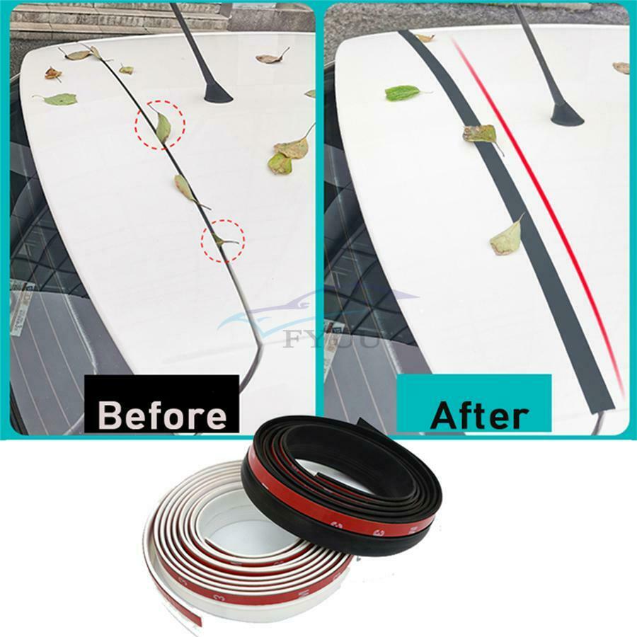 1× 2M Waterproof Scratch Resistant Automobile Back Hatch Top Edge Sealing Strip