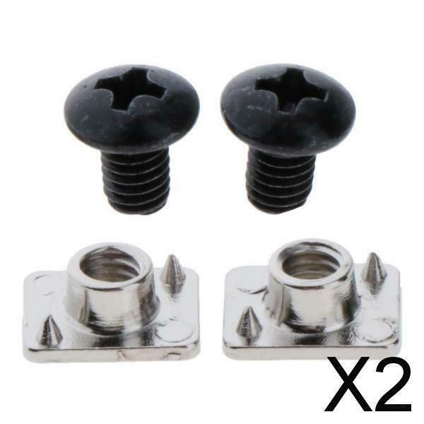 2X 2pcs Screws and Nuts for Roller Inline Skates Screws Binding Bolts Fastener