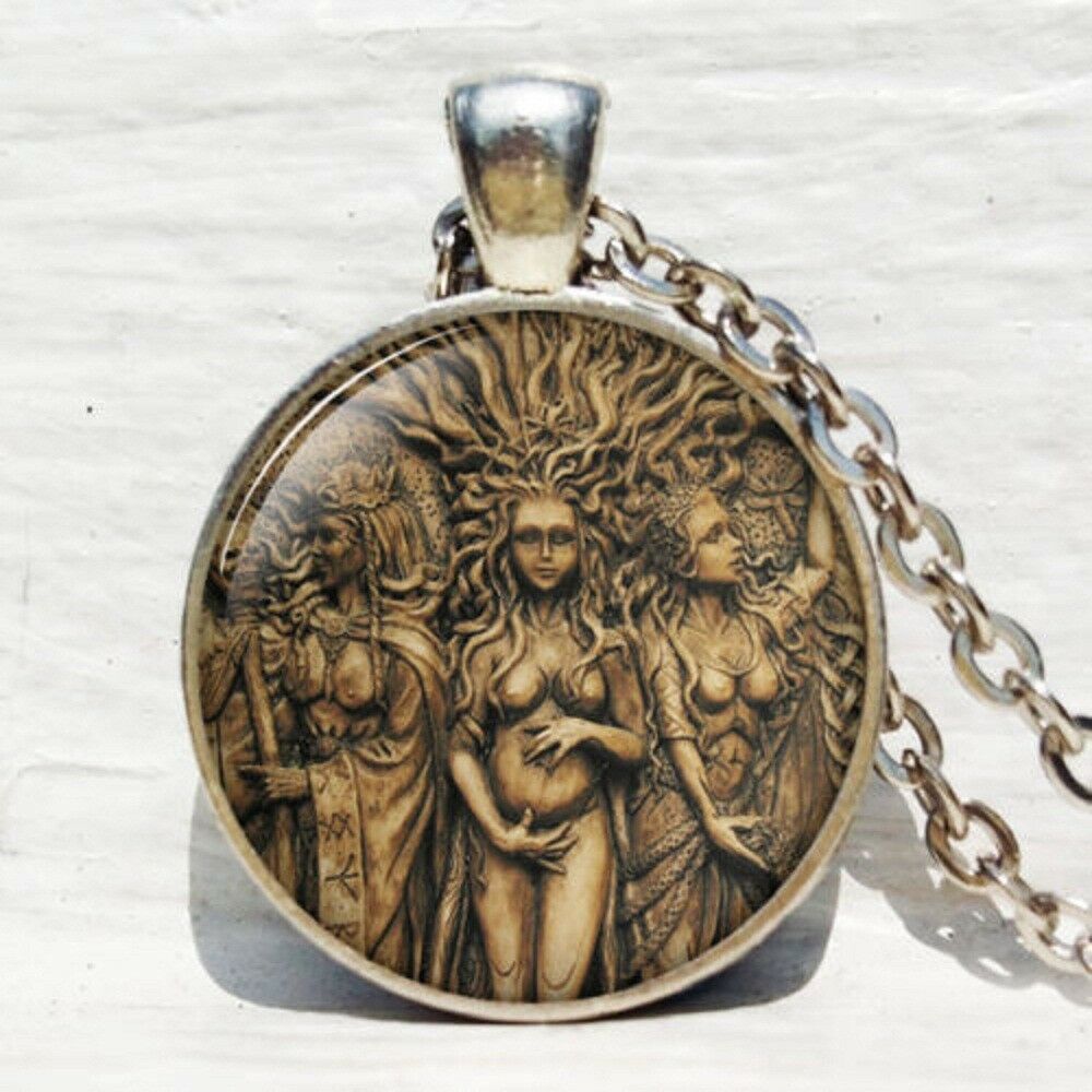 Triple Goddess Pendant, Wiccan Jewelry, Moon Goddess Jewelry, Wiccan Necklace CH