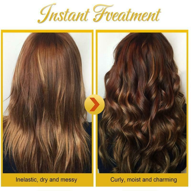 50ml Elastin Curl Enhancer Long-lasting Moisturizing Hair Styling Product Anti F