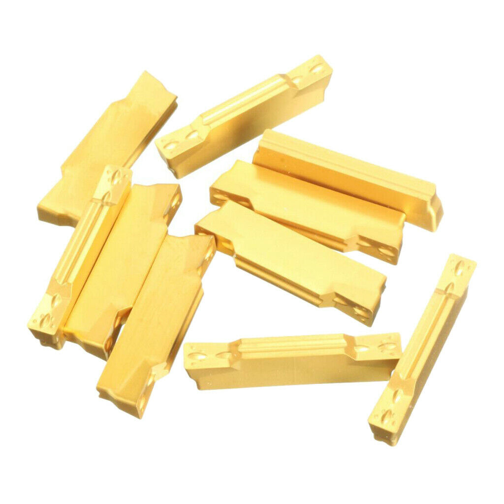 10Pcs MGMN300-M Inserts 3mm Width for MGEHR/MGIVR Lathe Tool CNC Cutter