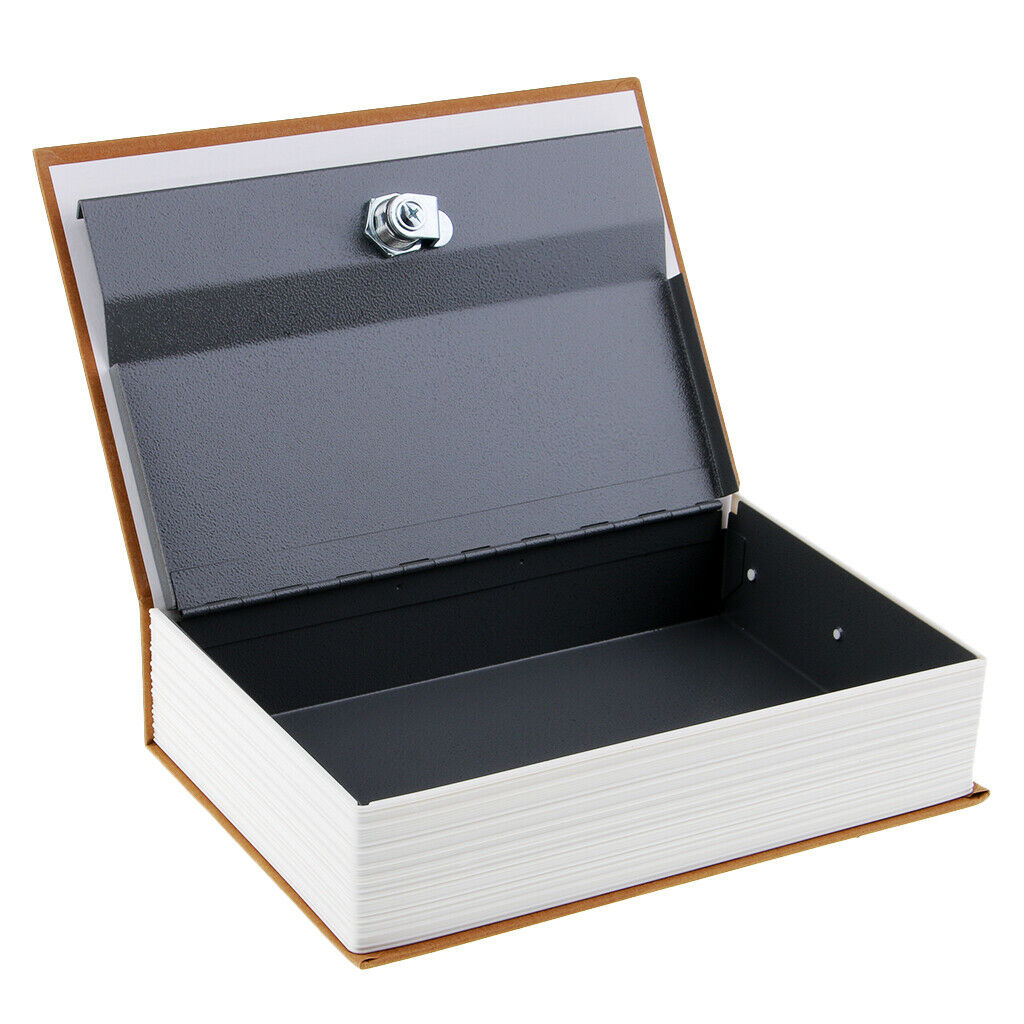 Money Box w/ Keys Jewelry Storage Case Piggy Bank Hidden Safe Box Yellow
