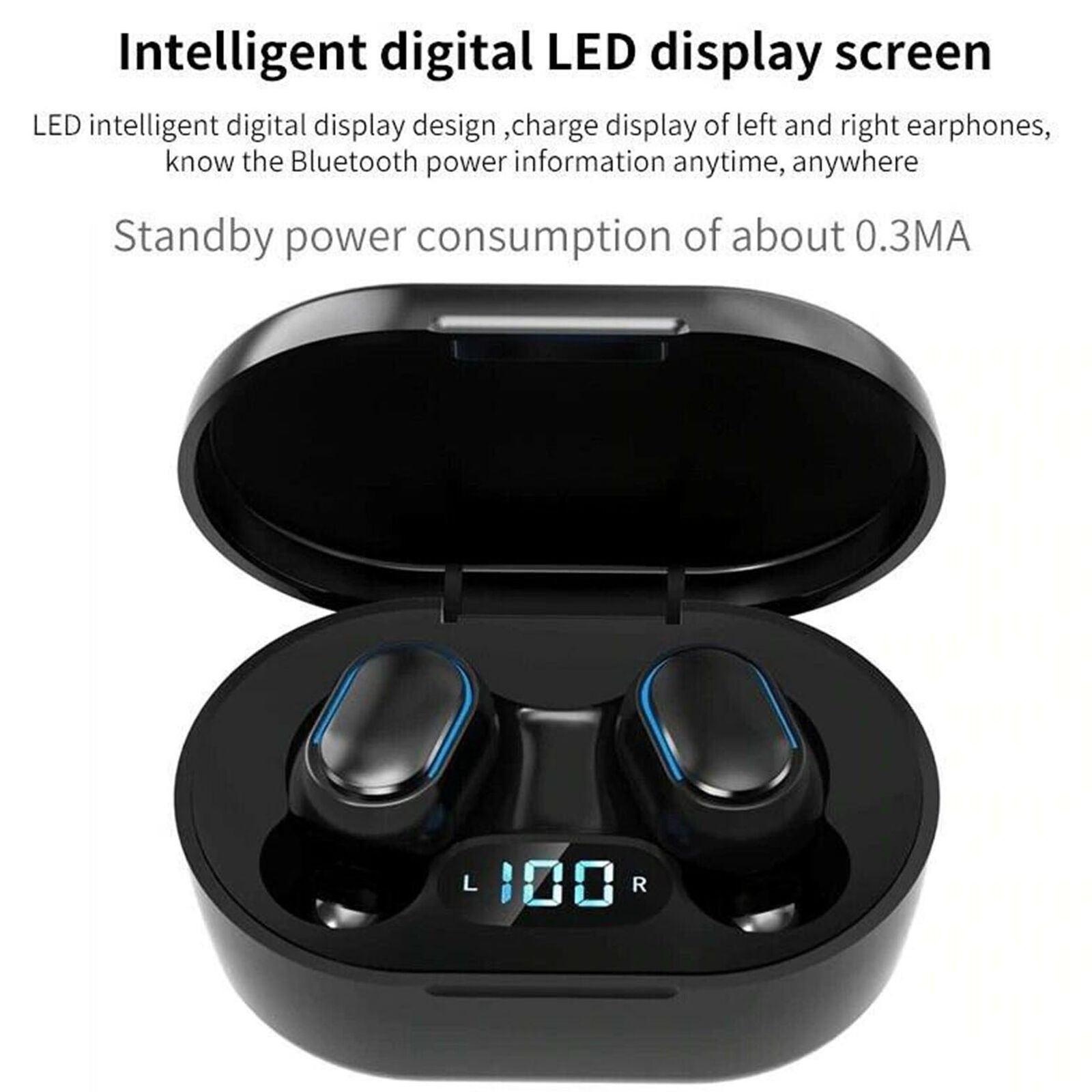 Wireless Bluetooth 5.0 Earphones Headphones Mini Earbuds Waterproof Headset New