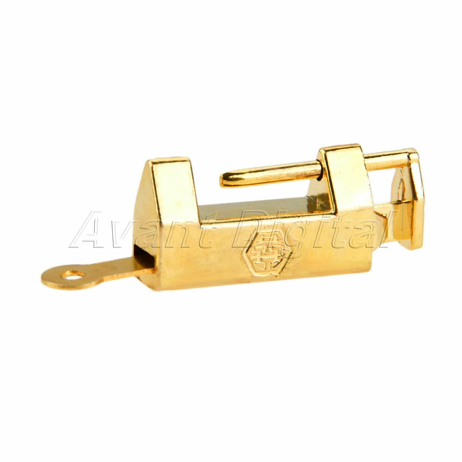 Chinese Old Style Lock Padlock Wood Chest Jewelry Box Suitcase Hardware Decor