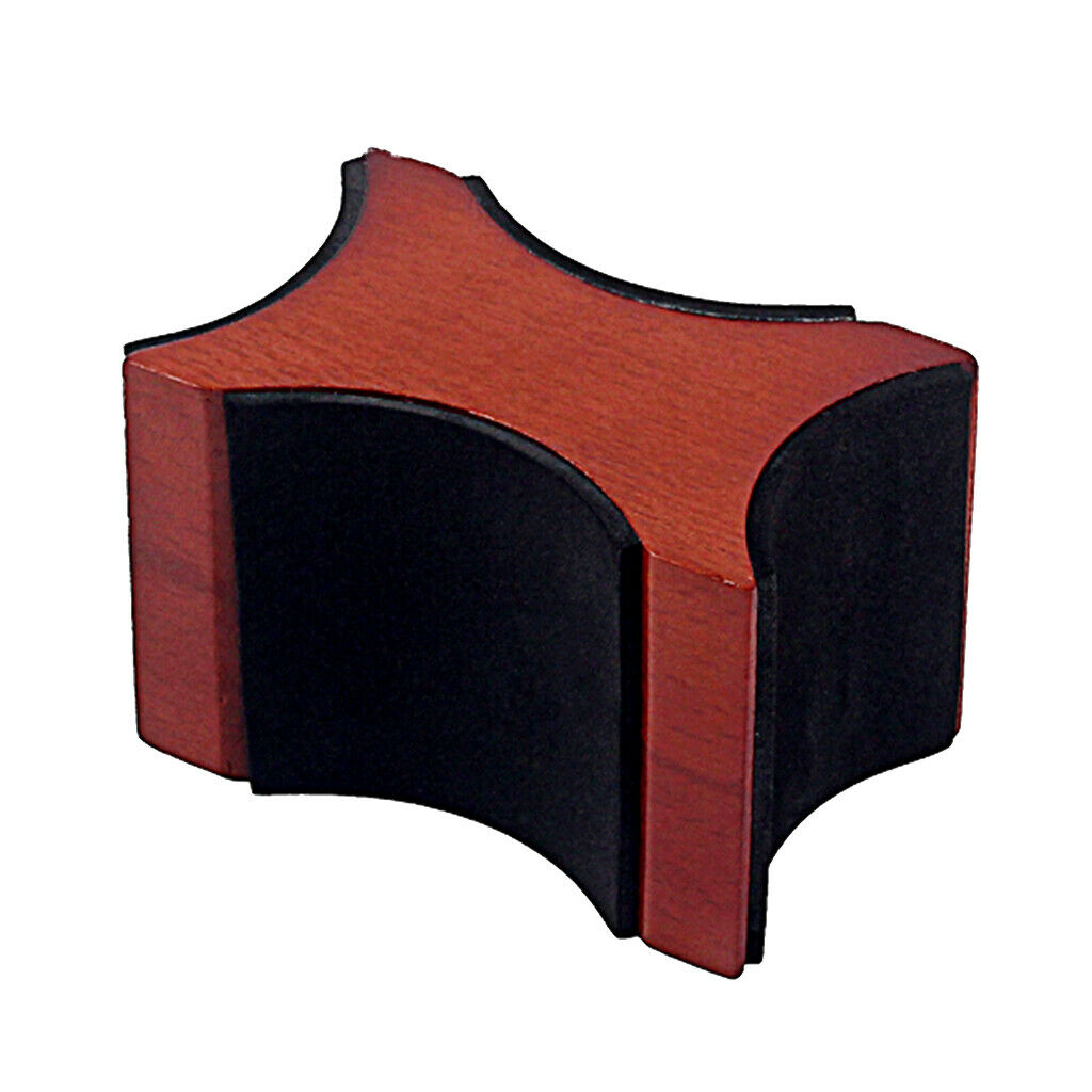 Mahogany Guitar Bass Neck Rest Pillow Cradle Cube Maintenance Tool Display