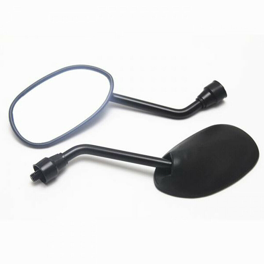 1 Pair Rear View Mirrors 3 '' Round 7/8 '' High Quality Aluminum End Bar Handle,