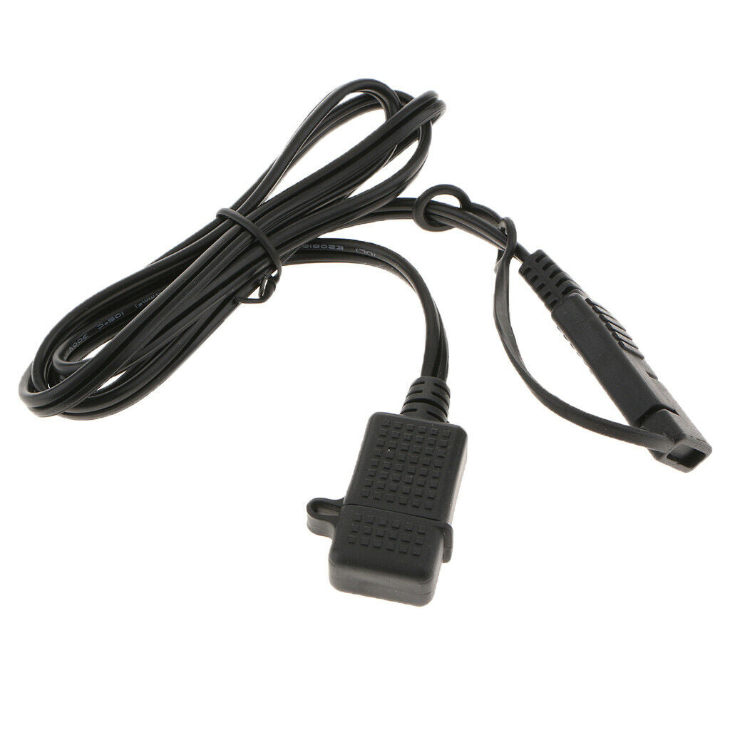 12-24V Solar Panel Battery SAE Plug to USB Female Extension Cable 3.3Ft