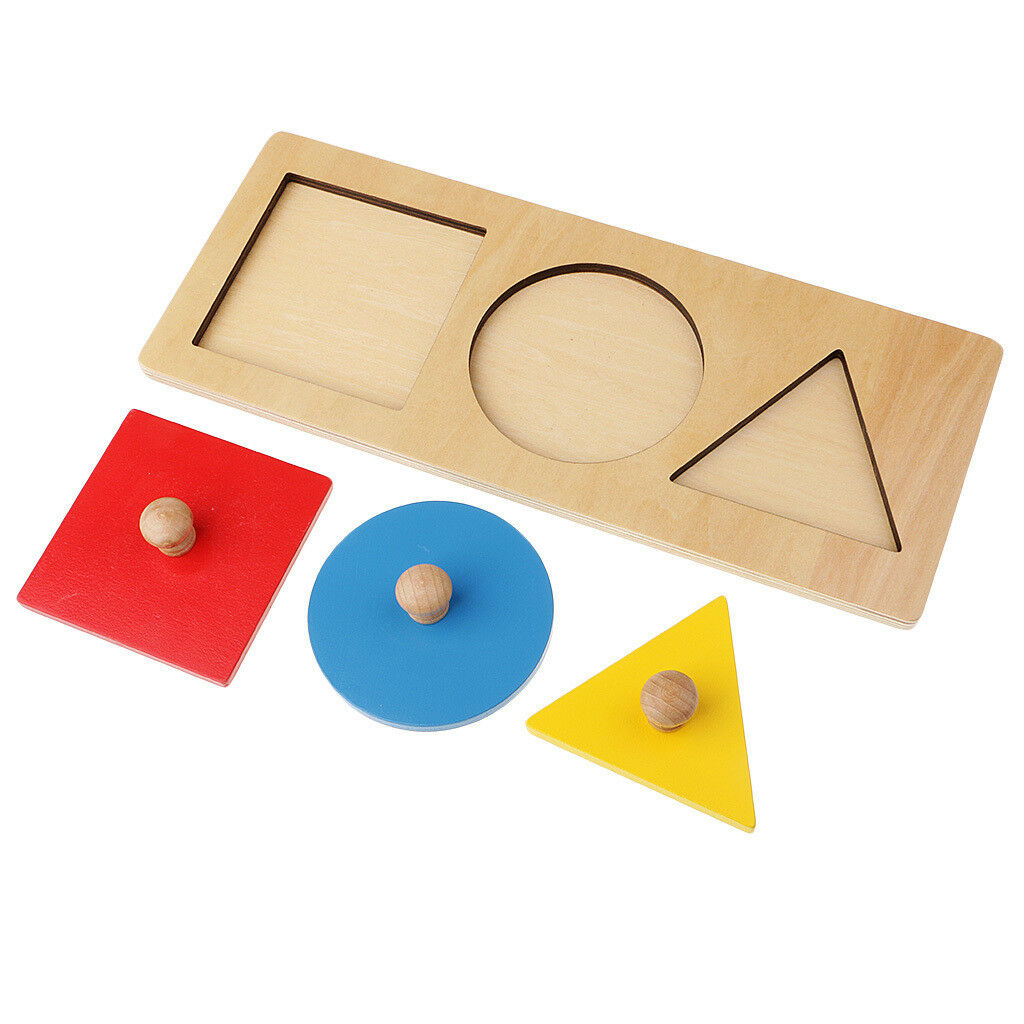 Kids Baby Geometry Educational Toys Puzzle Montessori Preschool Learning #10