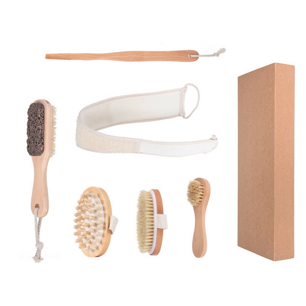 Exfoliating Bath Shower Body Brush Bristle Back Exfoliator Brush Massager