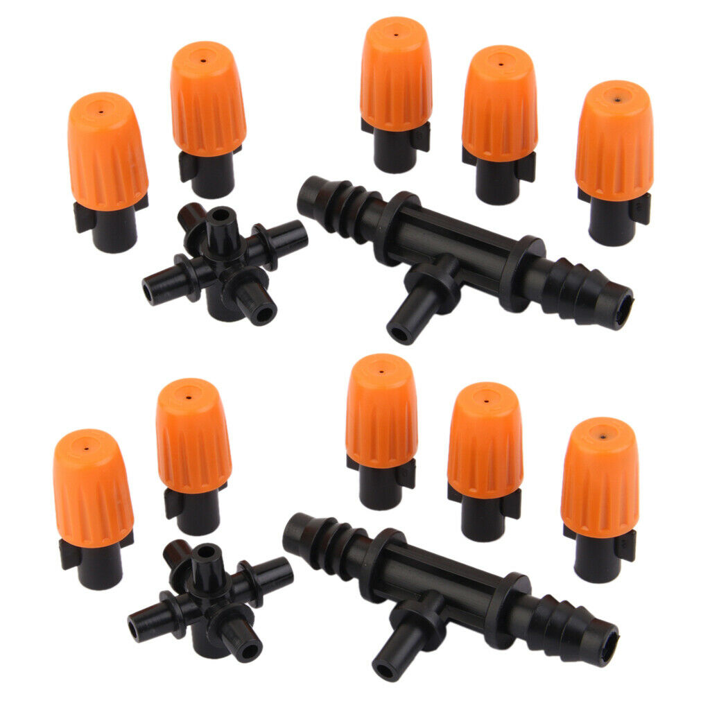 2Sets Spray Sprinkler Heads Nozzles T For Spray Irrigation