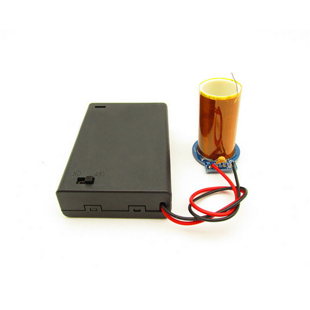 Battery operated mini Tesla scooter mounted wireless transmission kit