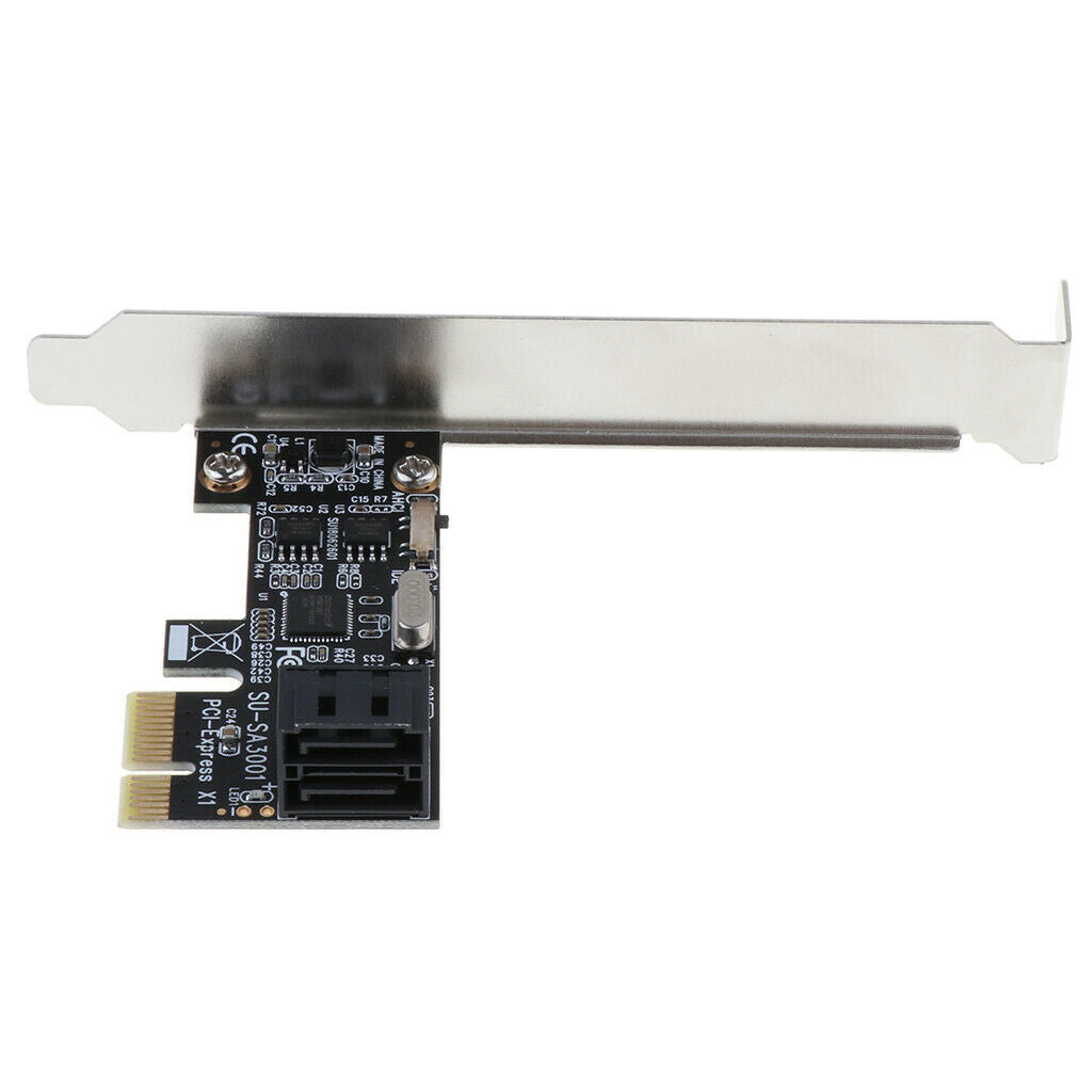 2pcs 2Port PCIe SATA Card Controller Expansion Card 6Gb / S SATA 3.0 PCIe Card,